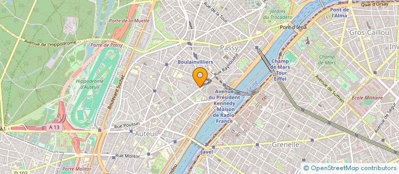 localisation de l'entreprise SOCIETE NOUVELLE RAYNOUARD à PARIS