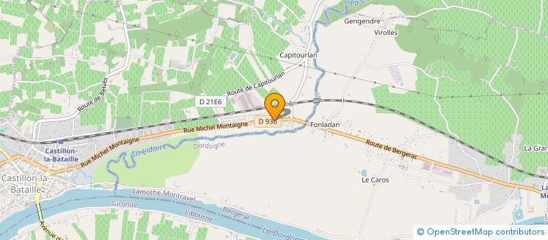 localisation de l'entreprise SOCIETE NOUVELLE REGIS VISAGE à CASTILLON-LA-BATAILLE