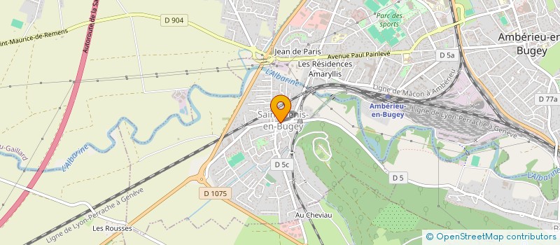 localisation de l'entreprise SOCIETE NOUVELLE ROBERT  SAINT-DENIS-EN-BUGEY