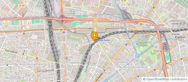 localisation de l'entreprise SOCIETE NOUVELLE ROCHER FLASH à PARIS