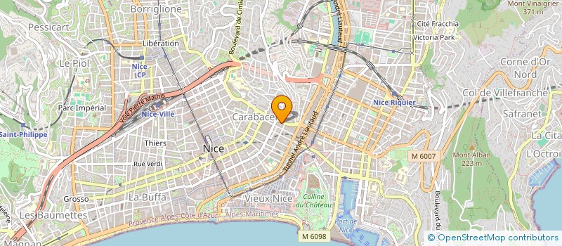 localisation de l'entreprise SOCIETE NOUVELLE ROM à NICE