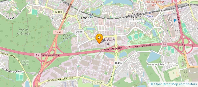 localisation de l'entreprise SOCIETE NOUVELLE RUBASTYL à LOGNES