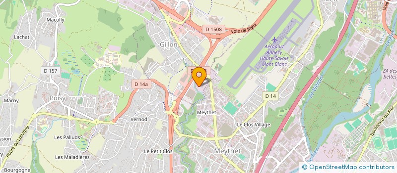 localisation de l'entreprise SOCIETE NOUVELLE S.N.B. à EPAGNY METZ-TESSY