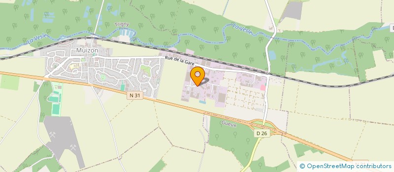 localisation de l'entreprise SOCIETE NOUVELLE S T P E  MUIZON