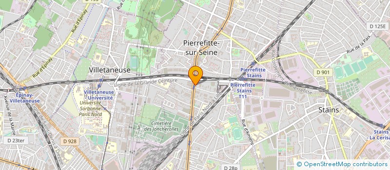 localisation de l'entreprise SOCIETE NOUVELLE SAINT DENIS PNEUMATIQUES à PIERREFITTE-SUR-SEINE