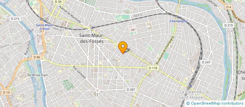 localisation de l'entreprise SOCIETE NOUVELLE SAMDECO  SAINT-MAUR-DES-FOSSES