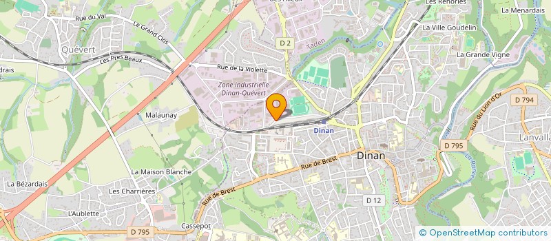 localisation de l'entreprise SOCIETE NOUVELLE SAMETO TECHNIFIL  DINAN