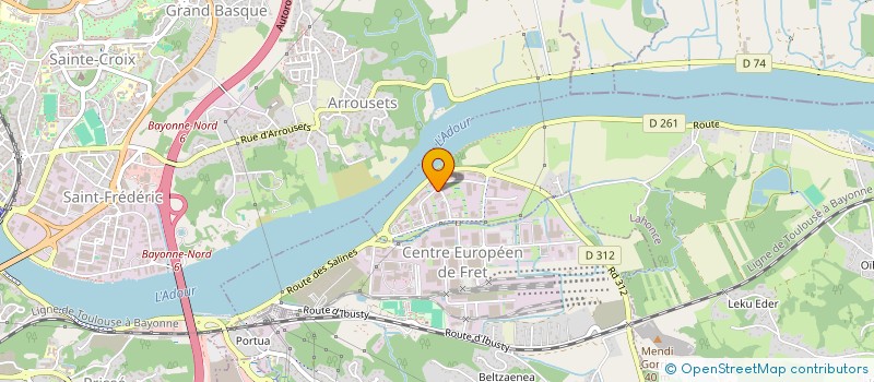 localisation de l'entreprise SOCIETE NOUVELLE SAMISOL  LAHONCE