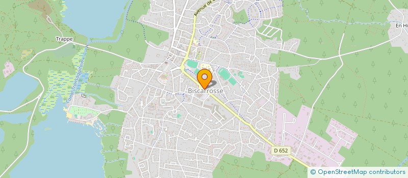 localisation de l'entreprise SOCIETE NOUVELLE SANZ  BISCARROSSE