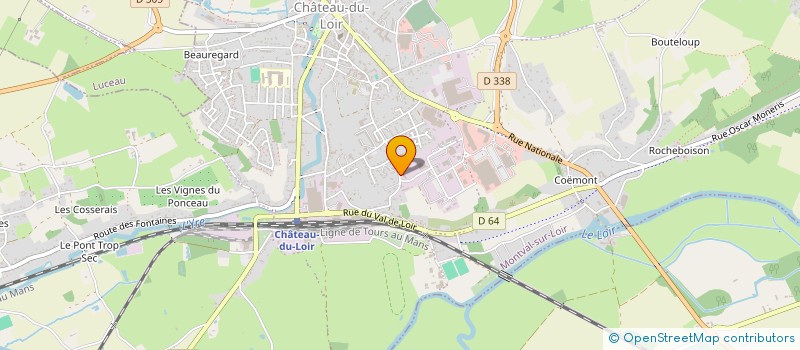 localisation de l'entreprise SOCIETE NOUVELLE SARTOR  MONTVAL-SUR-LOIR