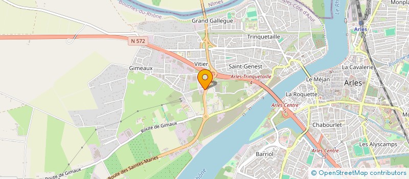 localisation de l'entreprise SOCIETE NOUVELLE SAUTECOEUR à ARLES