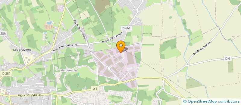 localisation de l'entreprise SOCIETE NOUVELLE SECOMI à REYRIEUX