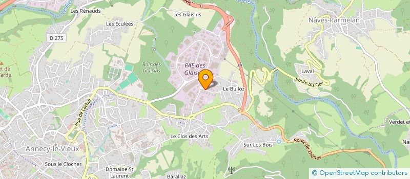 localisation de l'entreprise SOCIETE NOUVELLE SEEAP  ANNECY