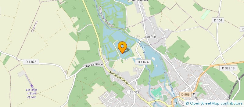 localisation de l'entreprise SOCIETE NOUVELLE SERVEC à MAINTENON