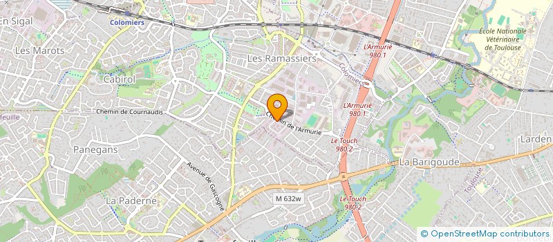 localisation de l'entreprise SOCIETE NOUVELLE SFB à COLOMIERS