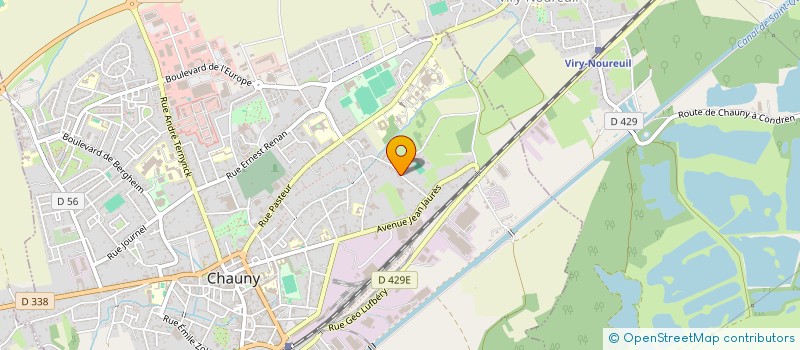 localisation de l'entreprise SOCIETE NOUVELLE SIDETOL à CHAUNY