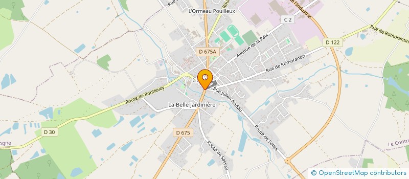 localisation de l'entreprise SOCIETE NOUVELLE SINET  COUR-CHEVERNY