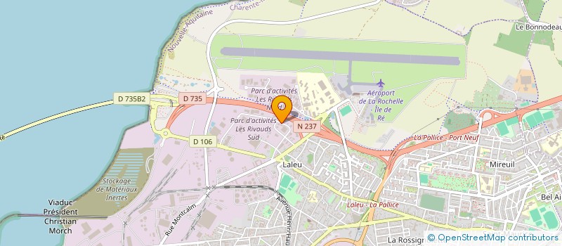 localisation de l'entreprise SOCIETE NOUVELLE SITAC TC à LA ROCHELLE