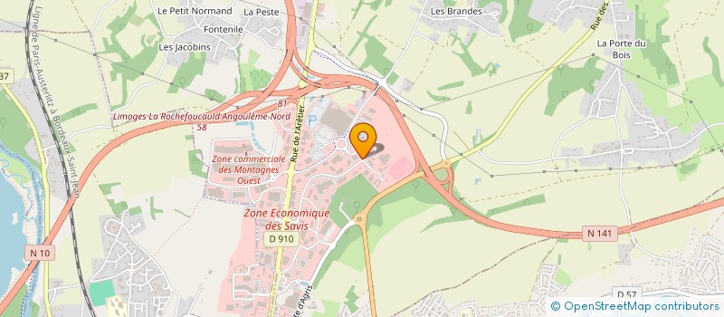 localisation de l'entreprise SOCIETE NOUVELLE SMIP à CHAMPNIERS
