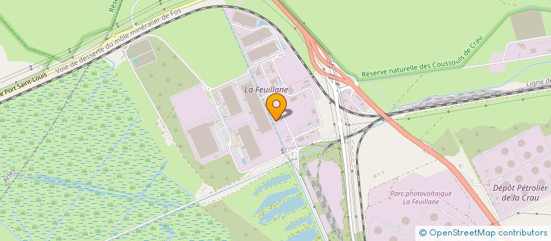 localisation de l'entreprise SOCIETE NOUVELLE SMTM  FOS-SUR-MER