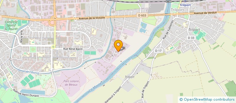 localisation de l'entreprise SOCIETE NOUVELLE SOCAMA à MEAUX