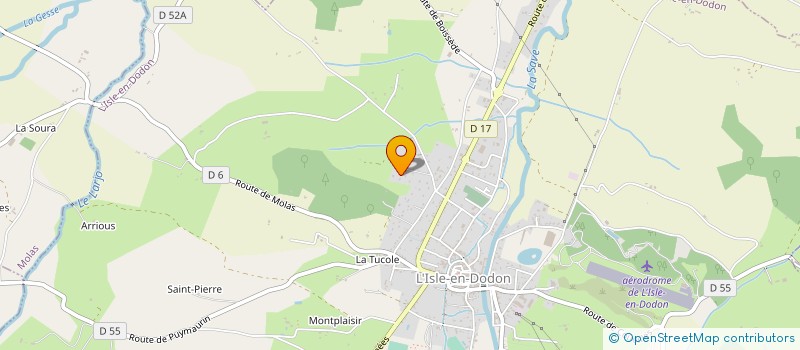 localisation de l'entreprise SOCIETE NOUVELLE SOCOLI à L'ISLE-EN-DODON