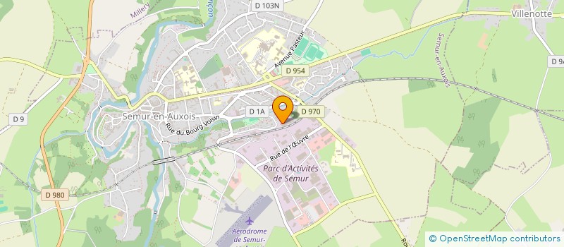 localisation de l'entreprise SOCIETE NOUVELLE SOCOMETAL à SEMUR-EN-AUXOIS