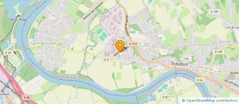 localisation de l'entreprise SOCIETE NOUVELLE SOPIEL à TREVOUX