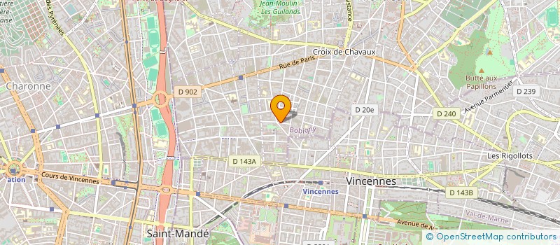 localisation de l'entreprise SOCIETE NOUVELLE SOTRAMA à MONTREUIL