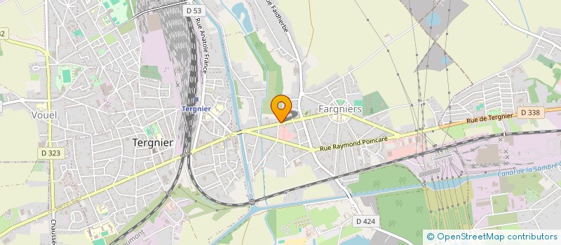 localisation de l'entreprise SOCIETE NOUVELLE SUCRE SALE à TERGNIER