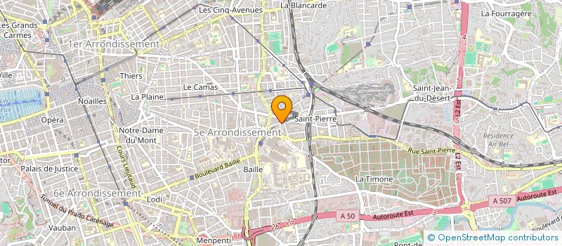 localisation de l'entreprise SOCIETE NOUVELLE SUD GRAFIC MARSEILLE à MARSEILLE