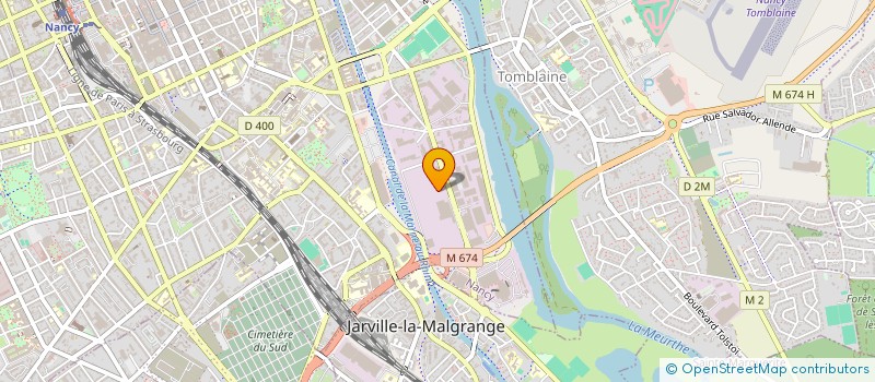 localisation de l'entreprise SOCIETE NOUVELLE SUDACHA à NANCY