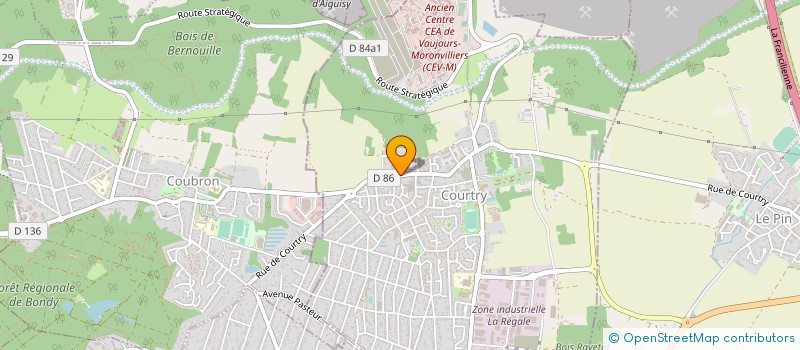 localisation de l'entreprise SOCIETE NOUVELLE SUPMI à COURTRY