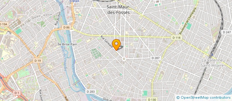localisation de l'entreprise SOCIETE NOUVELLE T.N.B.E.G.  SAINT-MAUR-DES-FOSSES
