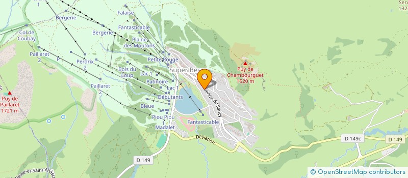 localisation de l'entreprise SOCIETE NOUVELLE TEAM SPORT à BESSE-ET-SAINT-ANASTAISE