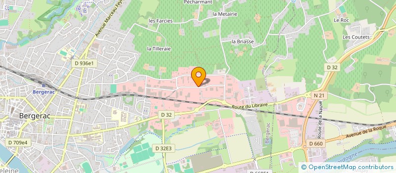 localisation de l'entreprise SOCIETE NOUVELLE TECHNIC ALU à BERGERAC