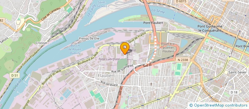 localisation de l'entreprise SOCIETE NOUVELLE TECHNISOL à ROUEN