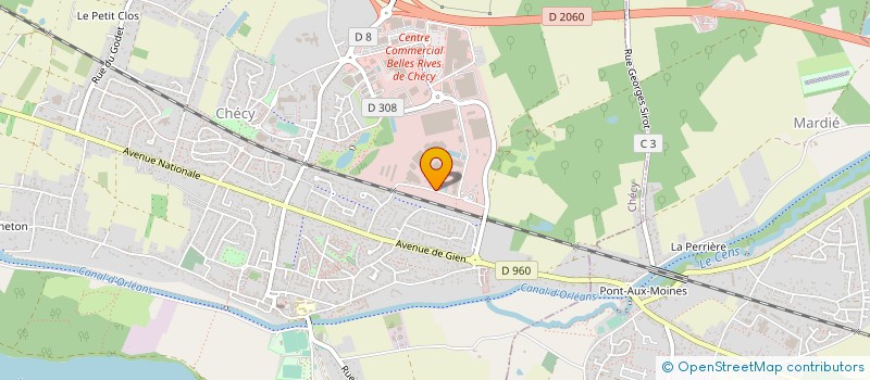localisation de l'entreprise SOCIETE NOUVELLE TERR'LOIRE à CHECY