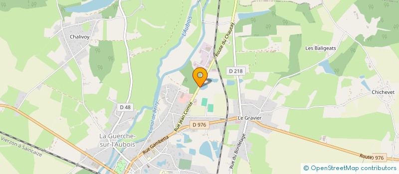 localisation de l'entreprise SOCIETE NOUVELLE THEULON à LA GUERCHE SUR L AUBOIS
