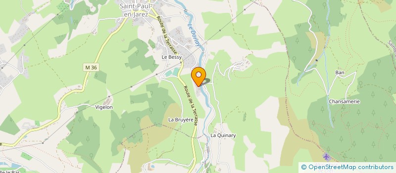 localisation de l'entreprise SOCIETE NOUVELLE TOUILLEUX à SAINT-PAUL-EN-JAREZ