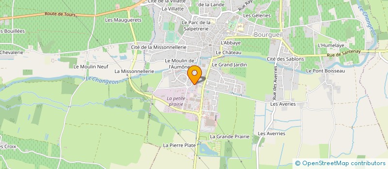localisation de l'entreprise SOCIETE NOUVELLE TOURAINE PAL à BOURGUEIL