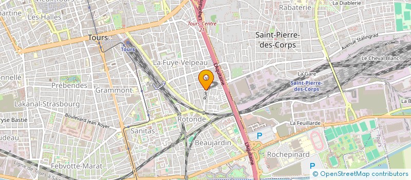 localisation de l'entreprise SOCIETE NOUVELLE TOURS AUTO à TOURS