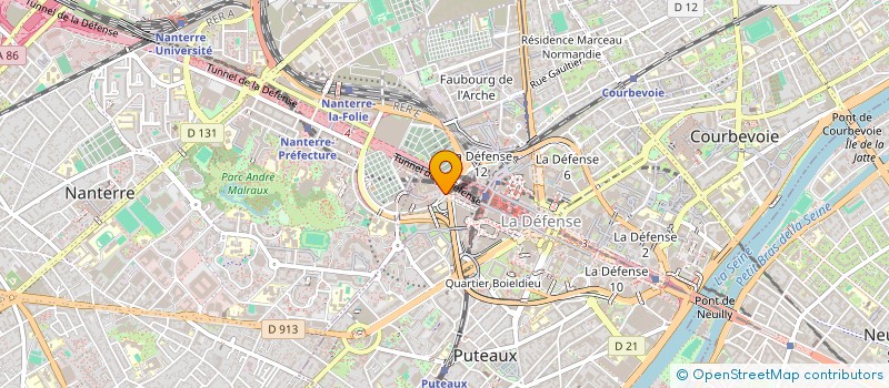 localisation de l'entreprise SOCIETE NOUVELLE TOUT NETTOYAGE TECHNIQUE PROFESSIONNEL à PUTEAUX