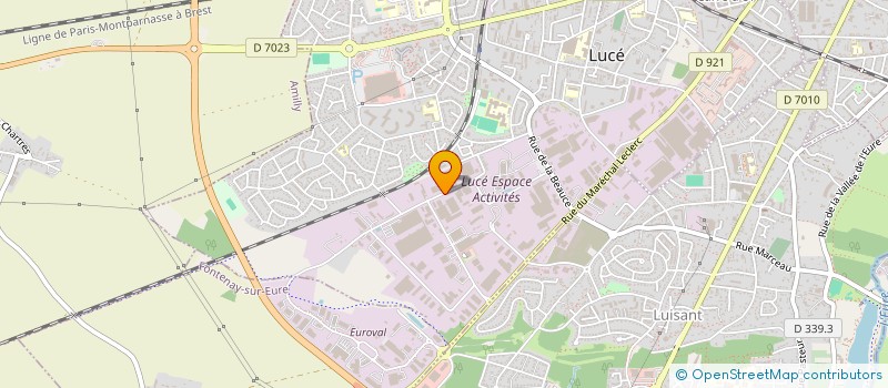 localisation de l'entreprise SOCIETE NOUVELLE TOUZET BTP à LUCE