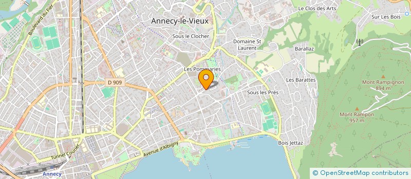 localisation de l'entreprise SOCIETE NOUVELLE TRANSLAC à ANNECY