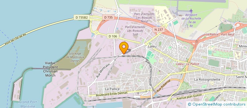 localisation de l'entreprise SOCIETE NOUVELLE TRANSPORT à LA ROCHELLE