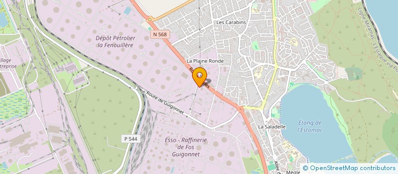 localisation de l'entreprise SOCIETE NOUVELLE TRANSPORTS MARTIN  FOS-SUR-MER