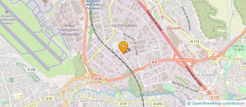 localisation de l'entreprise SOCIETE NOUVELLE TRANSPORTS PAPALINO à VITROLLES