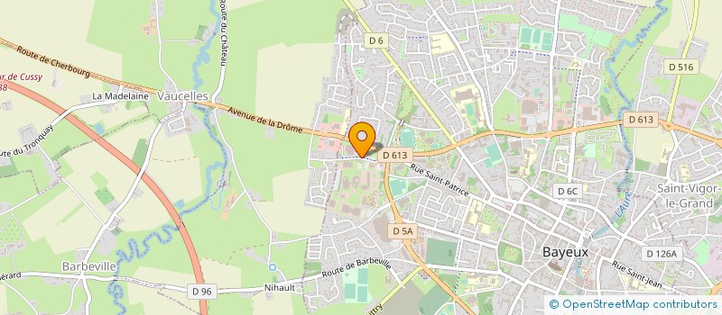 localisation de l'entreprise SOCIETE NOUVELLE TRONSSON-GRENIER à BAYEUX