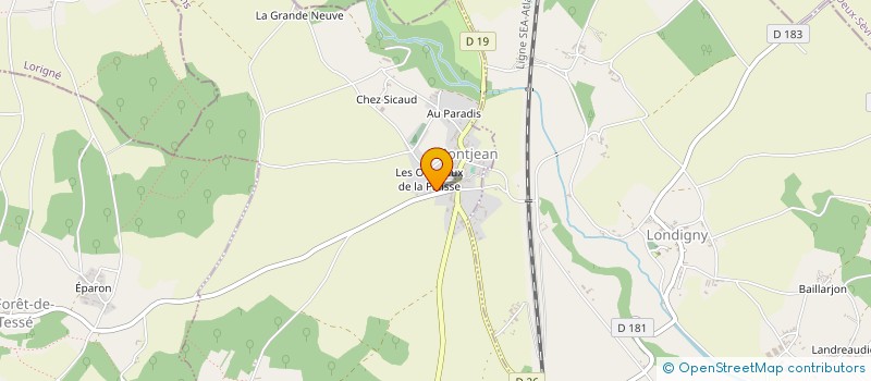 localisation de l'entreprise SOCIETE NOUVELLE VIDANGE ET ASSAINISSEMENT PAR ABREVATION SNVA à MONTJEAN